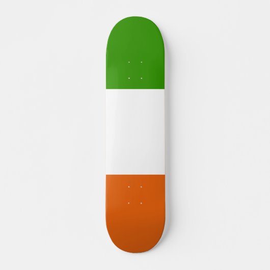 Ierse vlag skateboard (Voorkant)