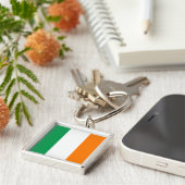 Ierse vlag Sleutelhanger (Zijkant)