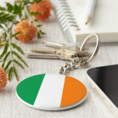 Ierse vlag sleutelhanger (Zijkant)