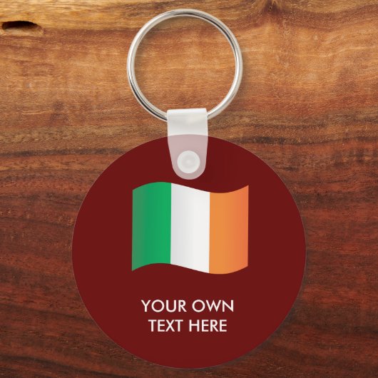 Ierse vlag sleutelhanger (Voorkant)