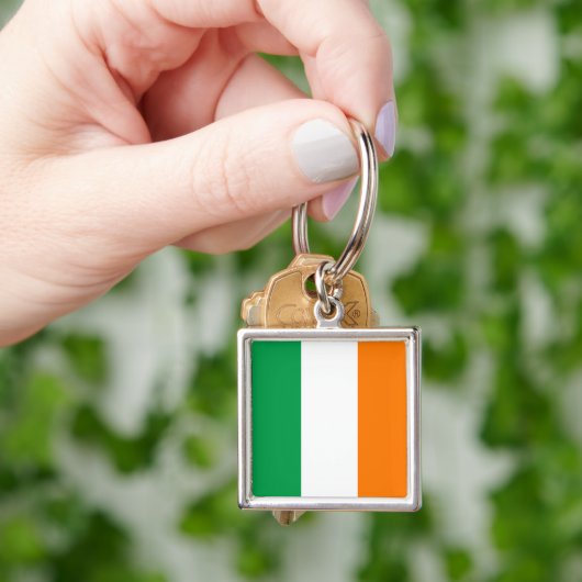 Ierse vlag sleutelhanger (Hand)