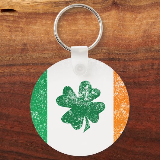 Ierse vlag sleutelhanger (Voorkant)