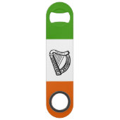 Ierse vlag speed flessenopener (Achterkant)