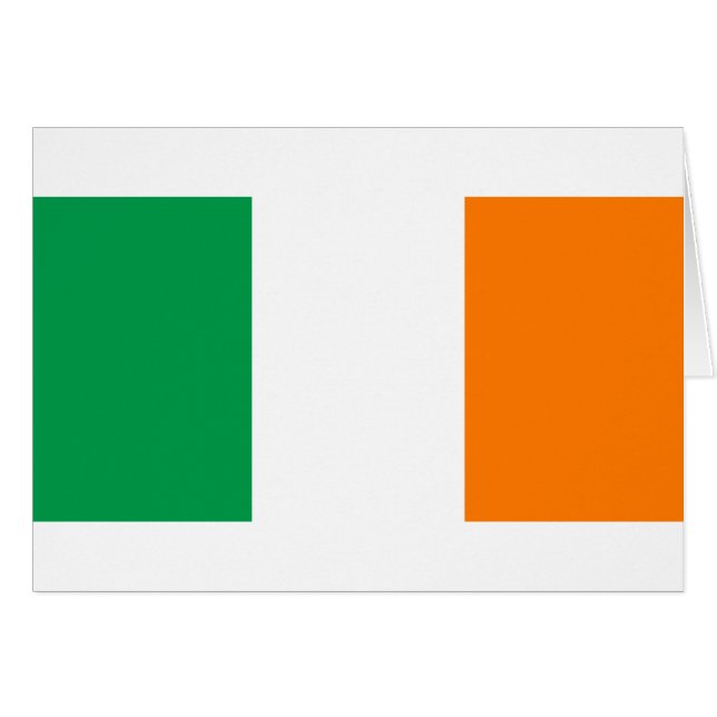 Ierse Vlag/St. Patrick's Day (Voorkant Horizontaal)