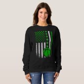 Ierse vlag - St. Patricks Day Basket Trui (Voorkant volledig)