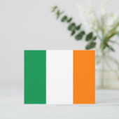 Ierse vlag St Patricks Day briefkaarten (Staand voorkant)
