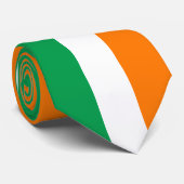 Ierse vlag St. Patricks Day party in Ierland Stropdas (Opgerold)