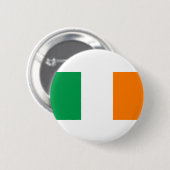 Ierse vlag/St Patrick's Day Ronde Button 5,7 Cm (Voorkant /achterkant)