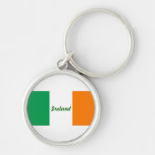 Ierse vlag/St Patrick's Day Sleutelhanger (Voorkant)
