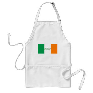 Ierse vlag/St Patrick's Day Standaard Schort