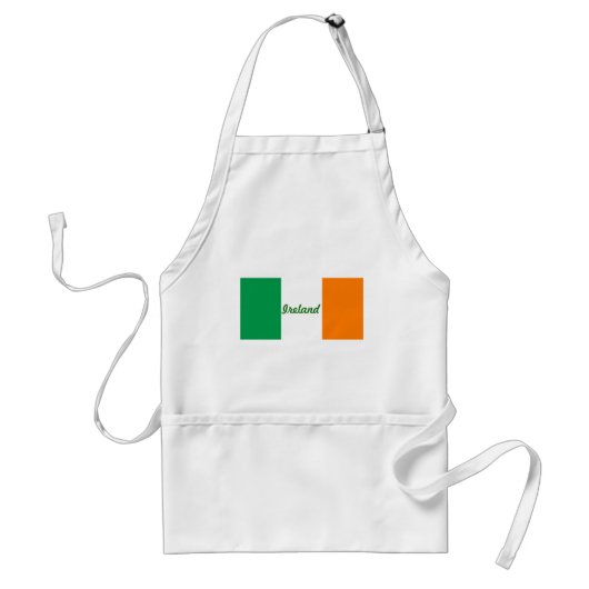 Ierse vlag/St Patrick's Day Standaard Schort (Voorkant)