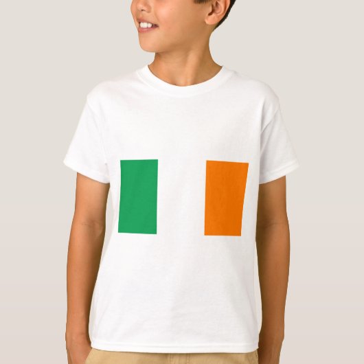 Ierse vlag/St Patrick's Day T-shirt (Voorkant)