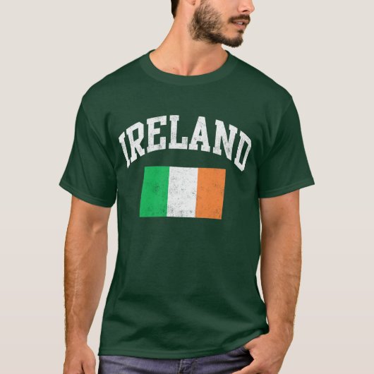 Ierse vlag  St Patricks Day T-shirt (Voorkant)