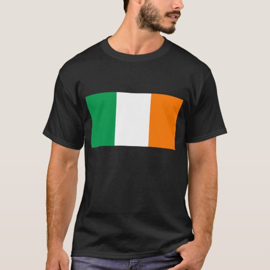 Ierse vlag/St. Patrick's Day T-shirt (Voorkant)