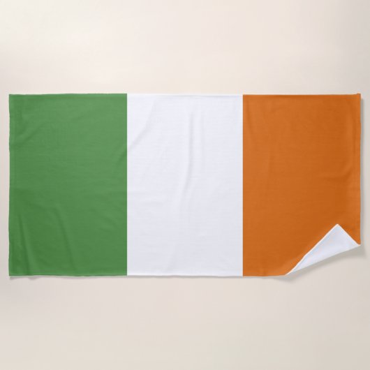 Ierse vlag strandlaken (Voorkant)