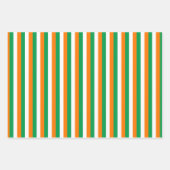 Ierse vlag strepen ontwerp inpakpapier vel (Voorkant 3)