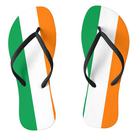 Ierse vlag teenslippers (Voetbed)