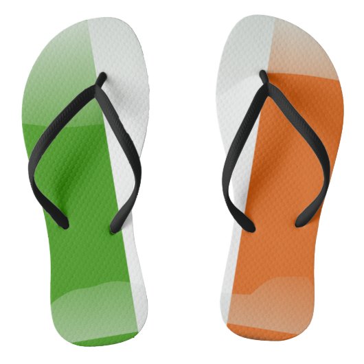 Ierse vlag teenslippers (Voetbed)
