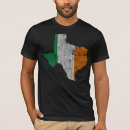  Ierse vlag Texas T-shirt