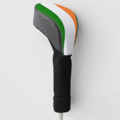 Ierse Vlag Totaal Golfheadcover (Schuin)
