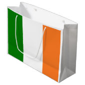 Ierse Vlag Totaal Groot Cadeauzakje (Voorkant Gekanteld)