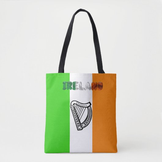 Ierse vlag tote bag (Voorkant)