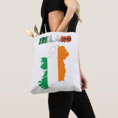 Ierse vlag tote bag (Dichtbij)