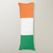 Ierse vlag tpcnt lichaamskussen (Voorkant Verticaal)