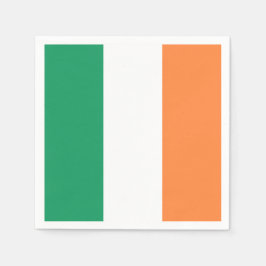 Ierse vlag: Tricolor Saint Patrick's Day Party Servet