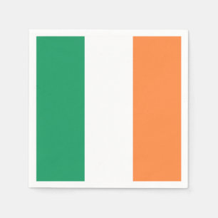 Ierse vlag: Tricolor Saint Patrick's Day Party Servet