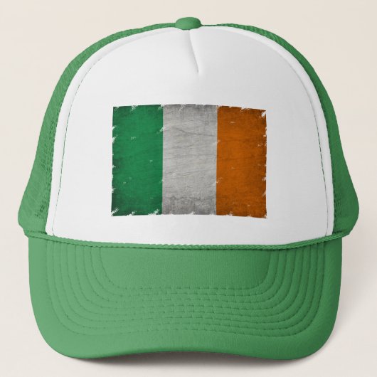 Ierse vlag trucker pet (Voorkant)