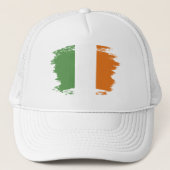 Ierse vlag trucker pet (Voorkant)