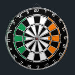 Ierse vlag van het  dartboardontwerp van Ierland Dartbord<br><div class="desc">Ierse vlag van het  dartboard ontwerp van Ierland. Koel aangepast dartboard voor thuis,  kantoor,  bar,  café,  café,  man grot,  bruiloft,  enz. Upload uw eigen afbeelding naar keuze naar deze sjabloon.</div>