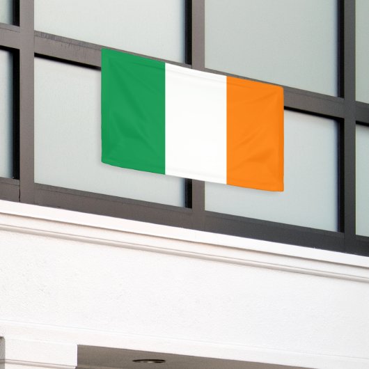 Ierse vlag van Ierland aangepaste banner teken (Buitenkant Gebouw)