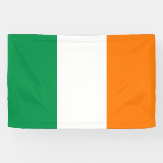 Ierse vlag van Ierland aangepaste banner teken (Horizontaal)
