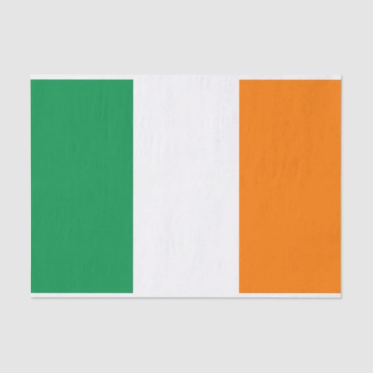 Ierse vlag van Ierland gift wrapping tissuepapier (Voorkant)