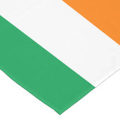 Ierse vlag van Ierland tafelloper voor feest (Hoek)