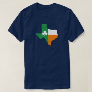 Ierse vlag van Texas T-shirt