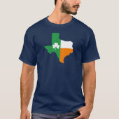 Ierse vlag van Texas T-shirt (Voorkant)