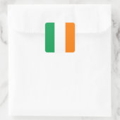 Ierse vlag vierkante sticker (Tas)