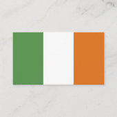 Ierse vlag visitekaartje (Voorkant)