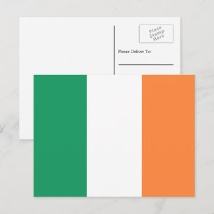 Ierse vlag, Vlag van Ierland Briefkaart
