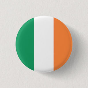 Ierse vlag, Vlag van Ierland Ronde Button 3,2 Cm