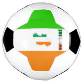 Ierse vlag voetbal (Gedraaid)