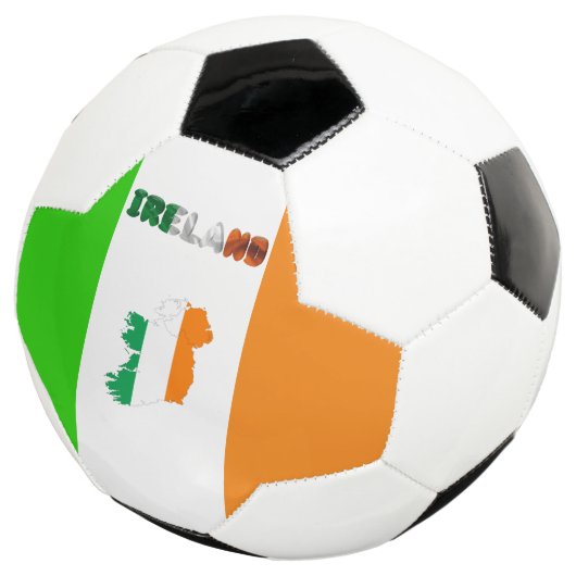 Ierse vlag voetbal (Drie kwart)