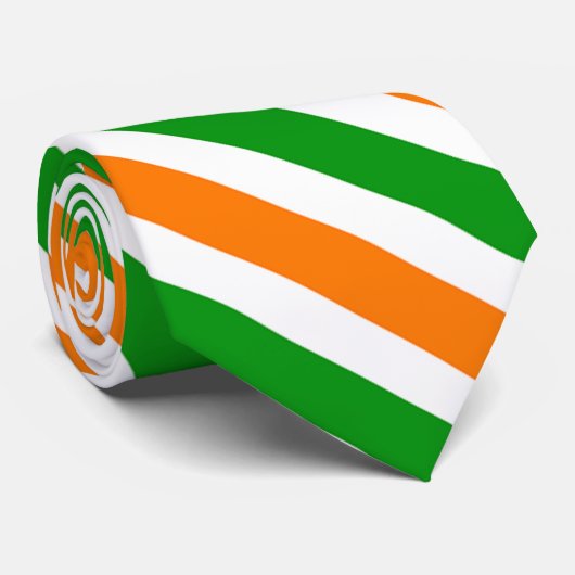 Ierse vlag voor de Ieren Stropdas (Opgerold)