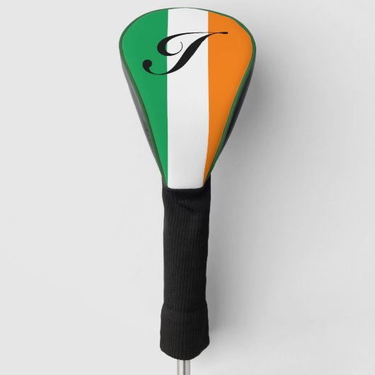 Ierse vlag voor Ierse golfboorgasbedekking Golfheadcover (Voorkant)