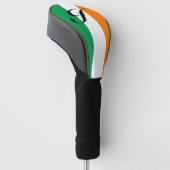 Ierse vlag voor Ierse golfboorgasbedekking Golfheadcover (Schuin)