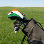 Ierse vlag voor Ierse golfboorgasbedekking Golfheadcover (Insitu)