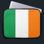 Ierse vlag voor laptophoes laptop sleeve<br><div class="desc">Elegant laptophoes met vlag van Ierland. Dit product is aanpasbaar.</div>